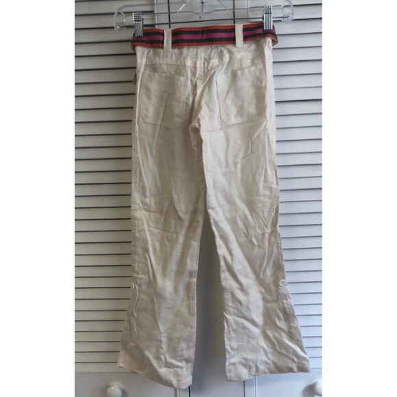 Toobydoo ny size 7 cream off white linen pants nwt - Picture 4 of 8